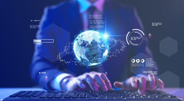 Metaverse,Technology,And,Business,Presentation,Ai,Chatbot,Businessman,Working,Global simulation